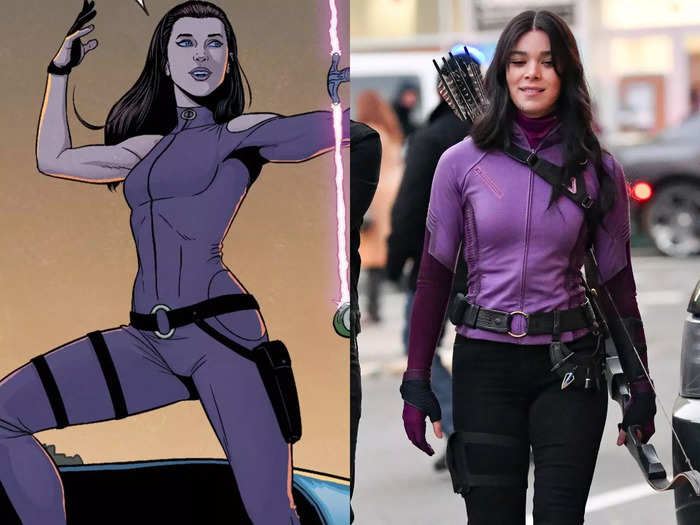 Hailee Steinfeld joined the MCU as Kate Bishop, another Hawkeye, in the Disney+ series of the same name.