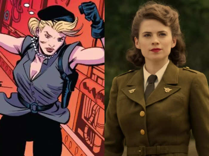 Peggy Carter, played by Hayley Atwell, was one of the founders of S.H.I.E.L.D. and the first character to get her own spin-off show due to her popularity. She