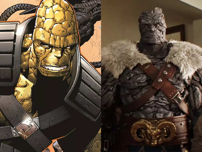 Korg, who is voiced by Taika Waititi, can be seen fighting in the final battle of "Endgame," making him an Avenger.