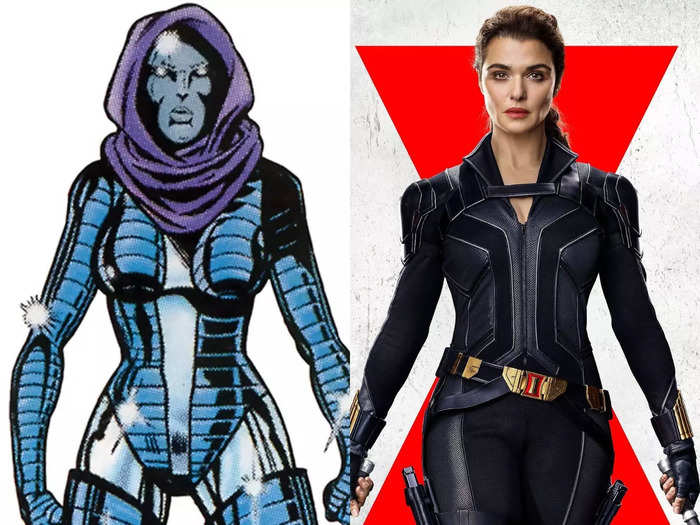 A more heroic version of Melina Vostokova played by Rachel Weisz debuted in "Black Widow." In the comics, she