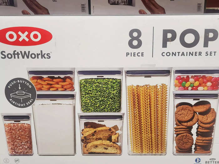 The OXO SoftWorks pop containers help keep our snacks fresh.