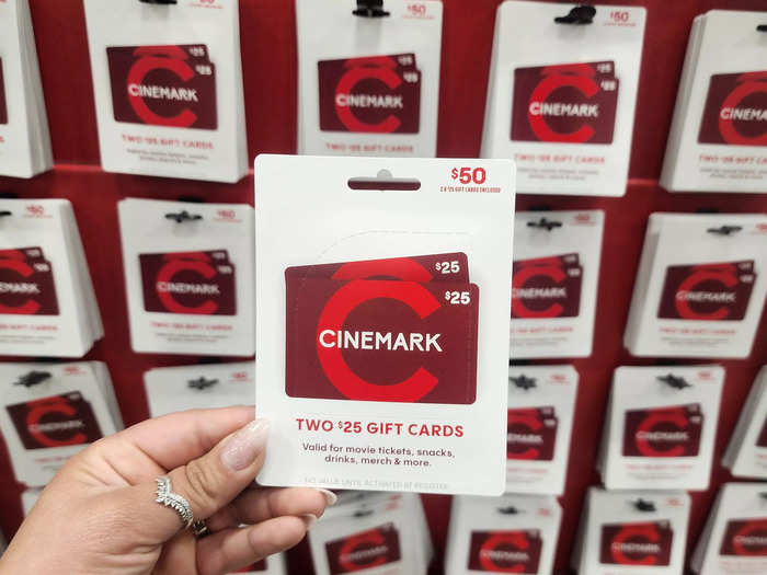 Cinemark gift cards are essential for trips to the movies.