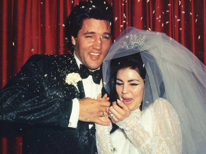 May 1, 1967: They tie the knot in a small ceremony in Las Vegas. Priscilla was 21, Elvis was 32.