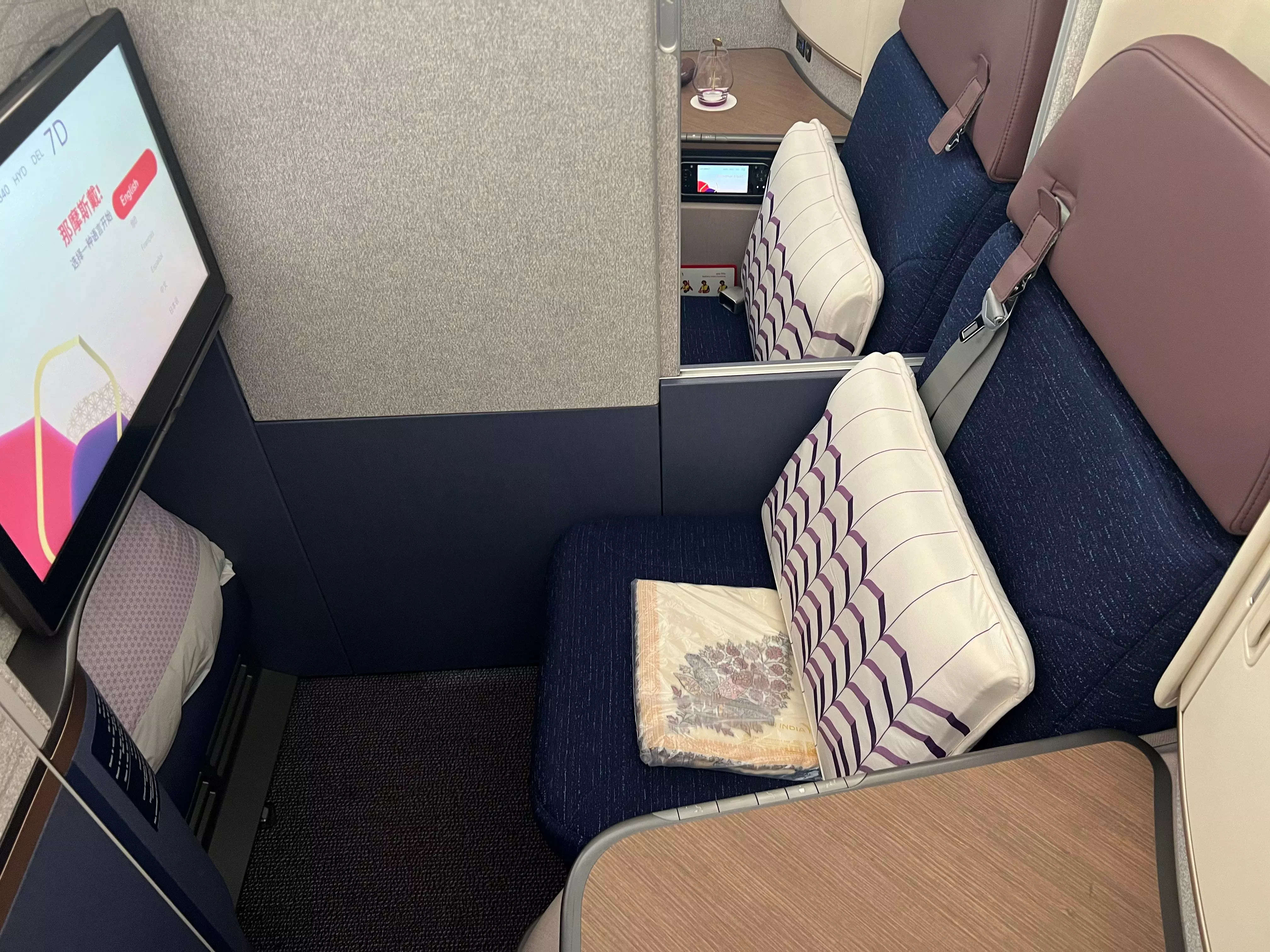 Air India new business class.