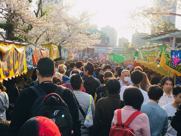 Hanami festivals are a great way to get the full sakura experience. 