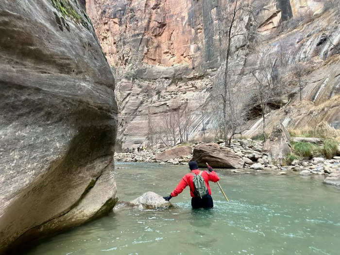 Despite the brisk air and the frigid water, the suits kept us incredibly warm.