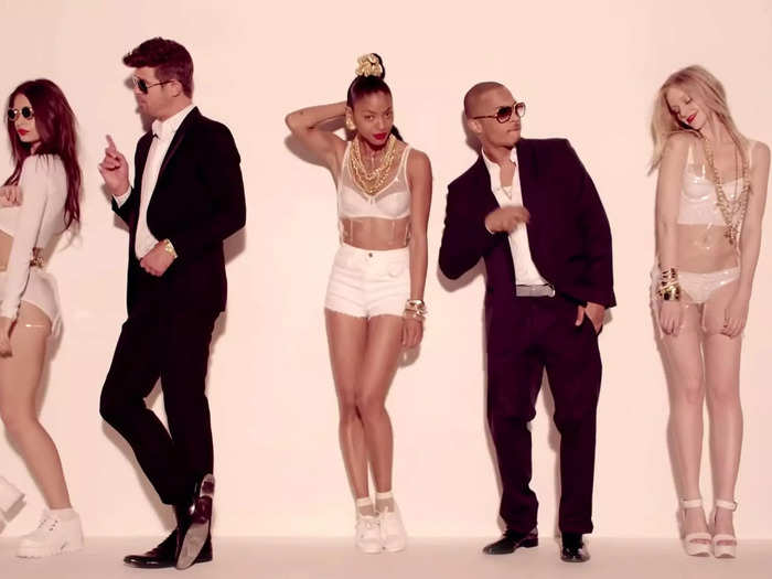 17. "Blurred Lines" by Robin Thicke featuring Pharrell and T.I.