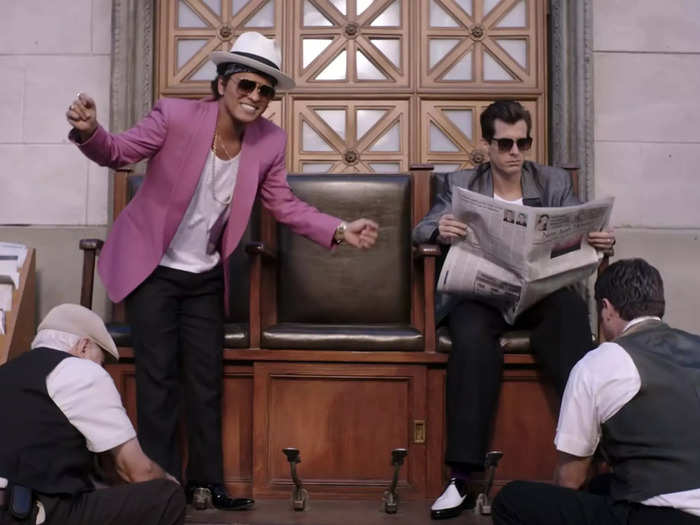 9. "Uptown Funk" by Mark Ronson featuring Bruno Mars