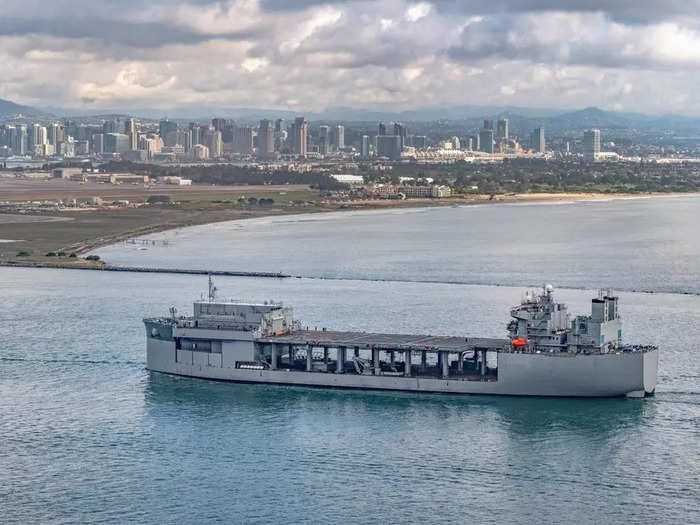 The third largest flight deck of the US Navy