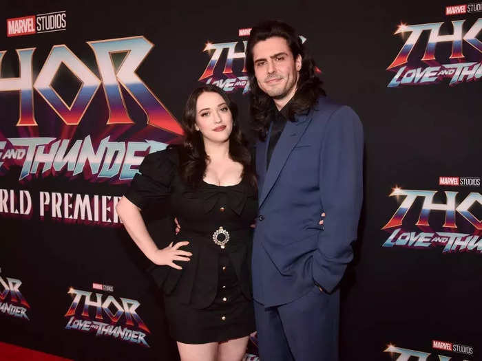 In an appearance on "The Drew Barrymore Show," Kat Dennings said that she and her fiancé, musician Andrew W.K., proposed at the same time.