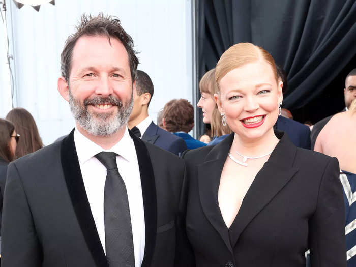 "Succession" star Sarah Snook proposed to and quietly wed comedian Dave Lawson, a longtime friend, while they lived together in lockdown during the pandemic.