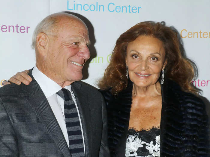 Fashion designer Diane von Furstenberg proposed to Barry Diller, and they