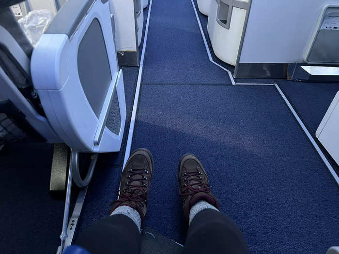 I often look to SeatGuru for advice on new carriers, and I saw the extra legroom seat of 22C was uniquely positioned without a seat in front.