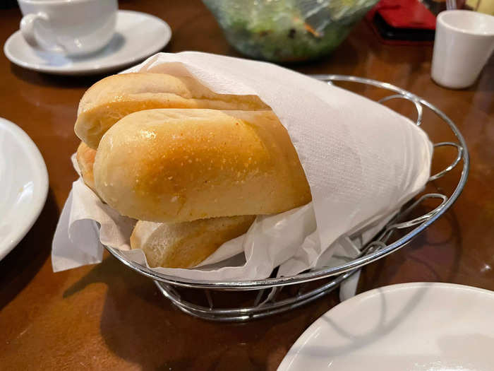 The breadsticks were perfect.