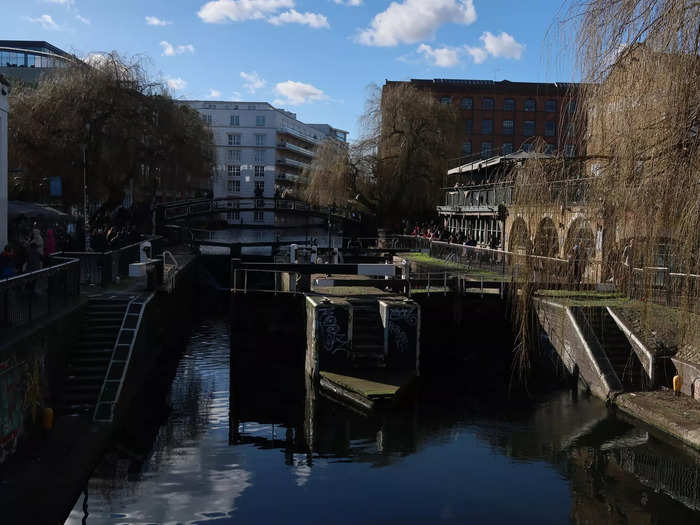 Camden Lock is one of the most iconic views in town. 