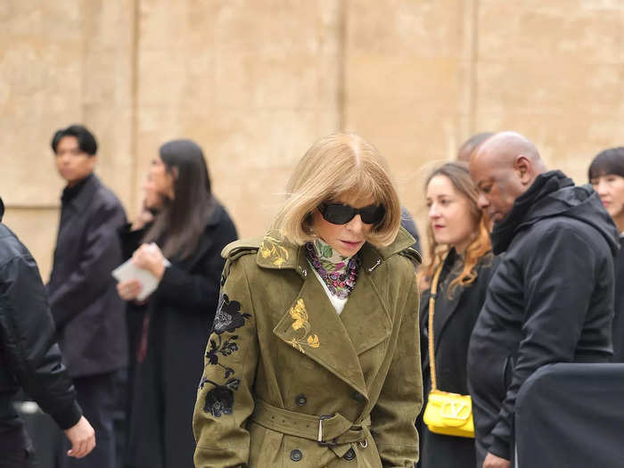 Anna Wintour proved that florals will never go out of style.