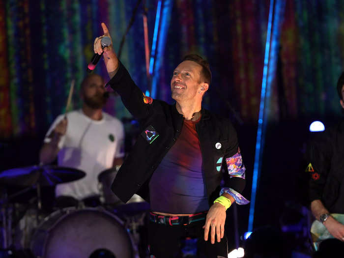 October 12, 2021: At a Coldplay show in London, Martin gives a shout-out to Johnson, who