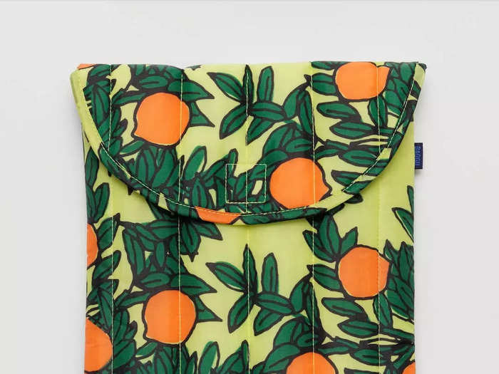 San Francisco-brand Baggu is having a moment on TikTok right now. Its signature puffy style is everywhere, including this $16 laptop case.