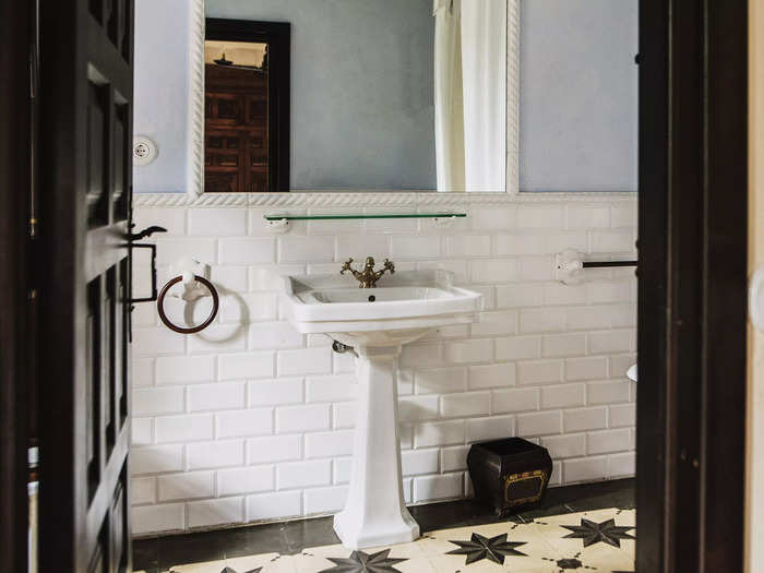 Pedestal sinks are a wasted opportunity for storage.
