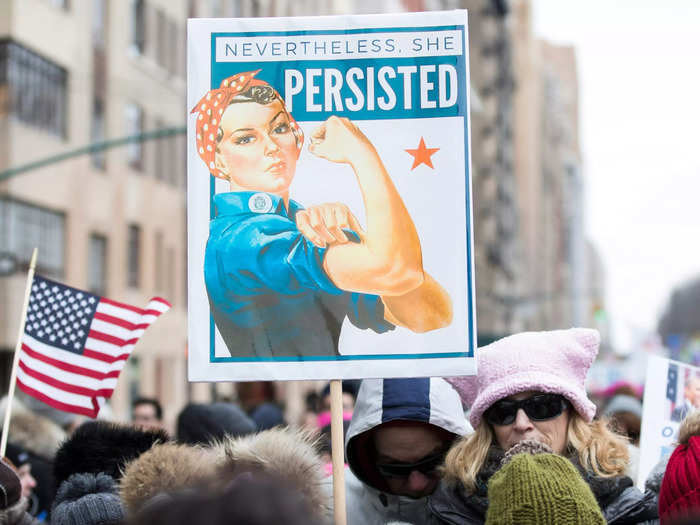 Rosie the Riveter is now considered an icon of the feminist movement.