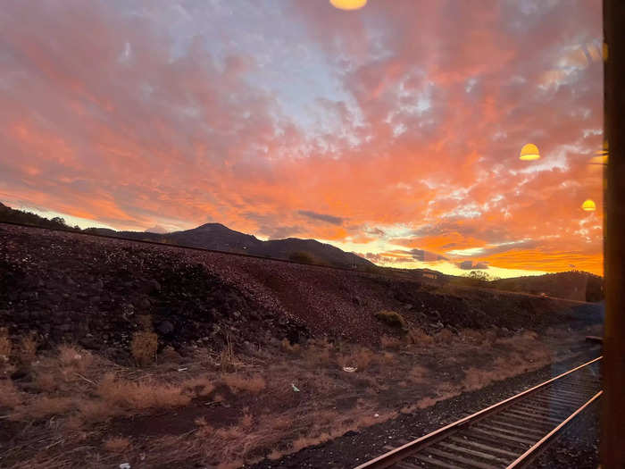 We arrived back in Williams with a stunning sunset. 