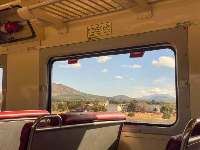 Between stories, the passengers spotted wildlife in the distance. 