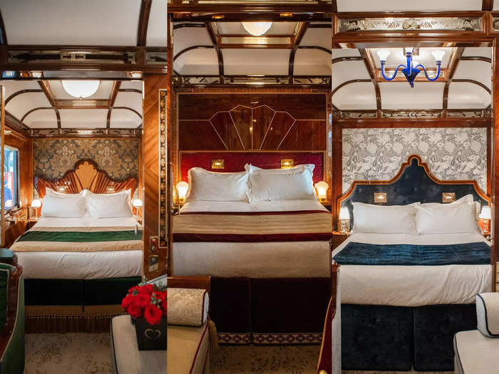 The train has six grand suite accommodations — each with a unique design.