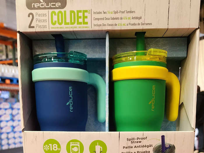 Pack your beverages in the Reduce Coldee tumblers.