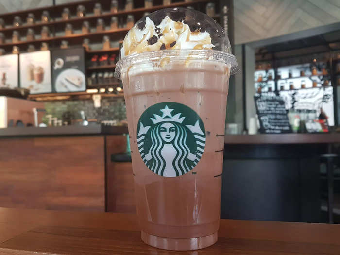 One barista said the popular salted-caramel mocha is a strong, solid order.