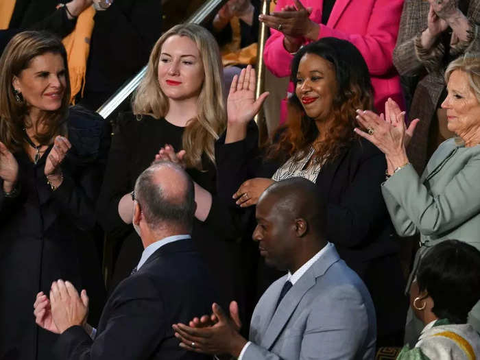 In his speech, Biden acknowledged women whose lives have been impacted by the overturning of Roe v. Wade and vowed to restore it as "the law of the land."