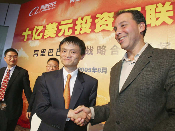 Yahoo invested in Alibaba in 2005.