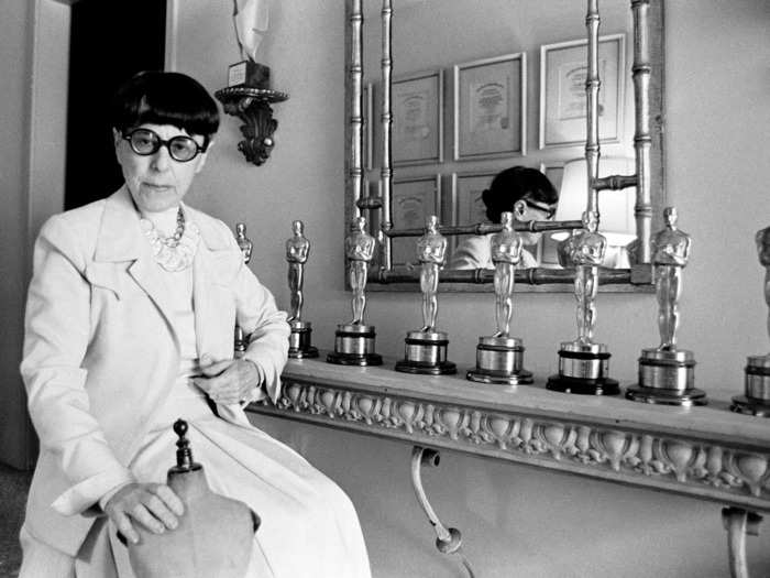 Edith Head won eight Oscars for costume design, the most by any woman in history.