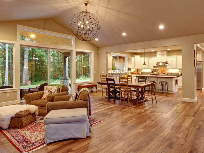 Engineered wood floors can hold up for years to come.