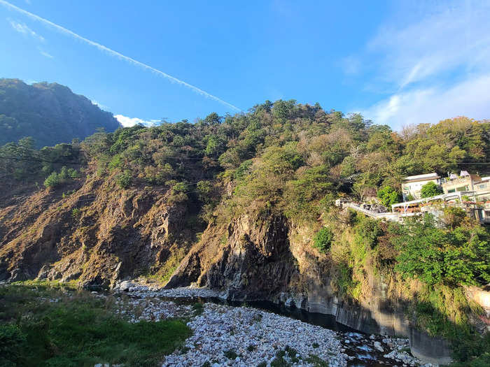 The drive to the resort took us through winding mountain roads.