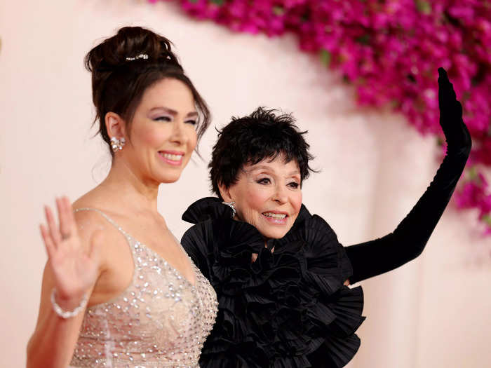 Hollywood legend Rita Moreno brought her only child, Francesca Luisa Gordon, to the Oscars.