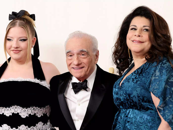 Director Martin Scorsese was accompanied by his daughters, Francesca and Cathy.