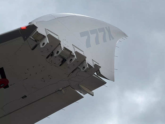 To avoid costly infrastructure changes, Boeing engineered the folding mechanism to ensure its new 777X could use the same airport spots as current 777 models.