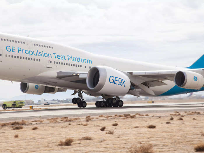 The engine is 10% more fuel efficient then its GE90 predecessor, which was developed for the classic 777 models. 