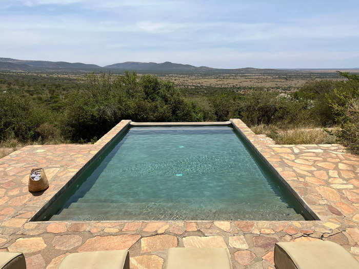 We also passed a small pool next to the main lodge.