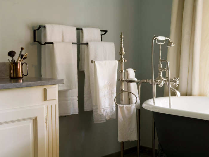 Buying fresh linens and towels can make a huge impact at a relatively low cost.