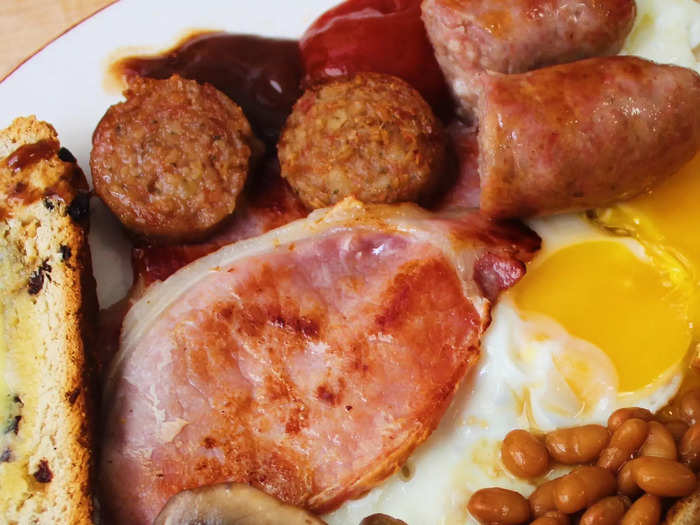 The sausages had the perfect amount of snap and the white pudding was unlike anything I