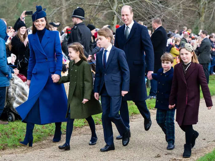 December 25, 2023: Kate made her last public appearance, accompanying her husband and three children as they attended church at Sandringham on Christmas morning.