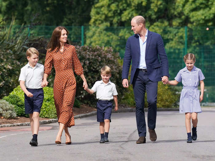 August 2022: Prince William, Kate, and their three children moved from London to Windsor.