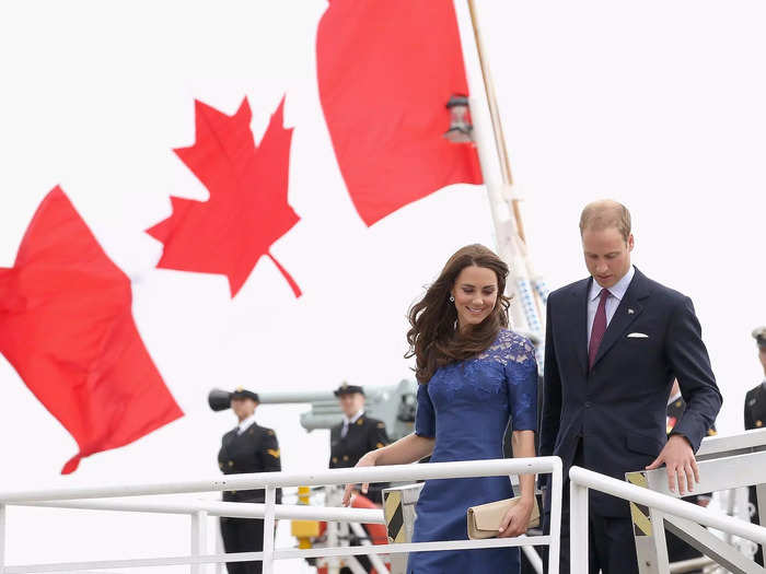 June 2011: A few months later, William and Kate embarked on their first international trip for the royal family.