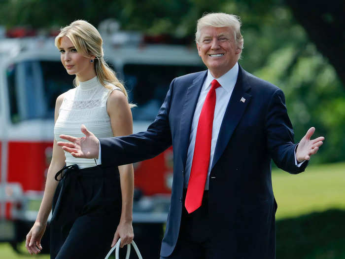 Ivanka Trump remained largely in step with President Donald Trump as a White House advisor, but occasionally expressed disagreement with his views.