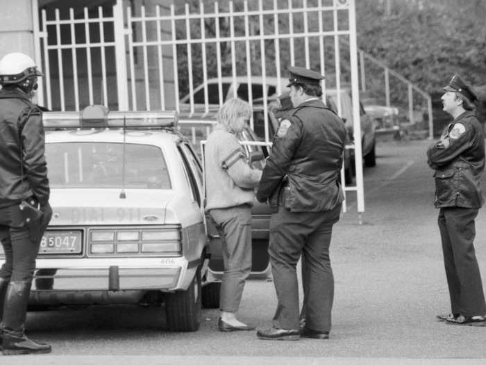 Amy Carter, daughter of President Jimmy Carter, was arrested at several protests in the 1980s.