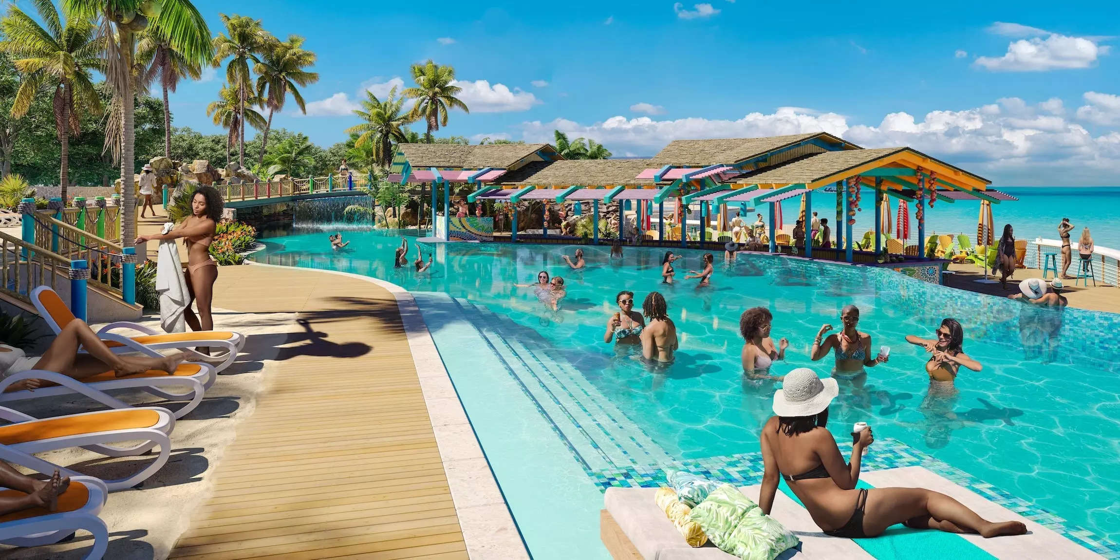 rendering of Royal Beach Club at Paradise Island