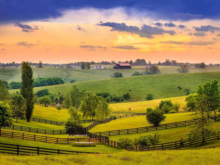 Kentucky is great — if you love horses and fishing.