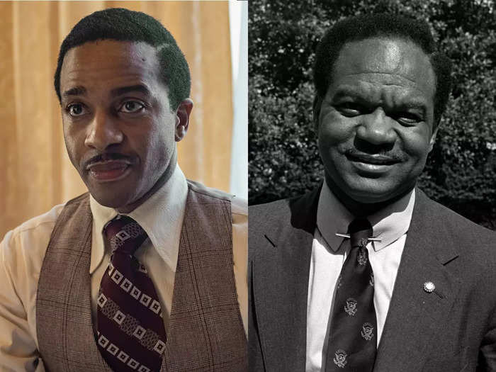 "Moonlight" star André Holland portrays DC congressional delegate Walter Fauntroy. 