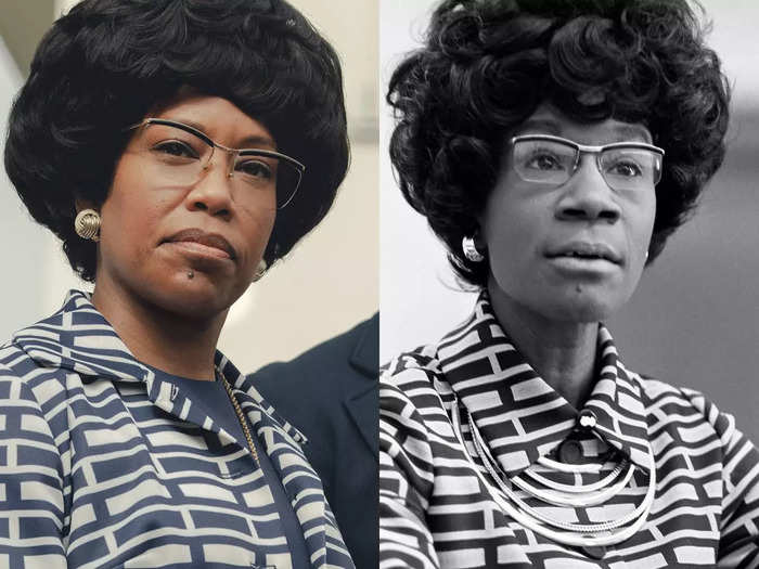 Academy Award winner Regina King stars as Shirley Chisholm.